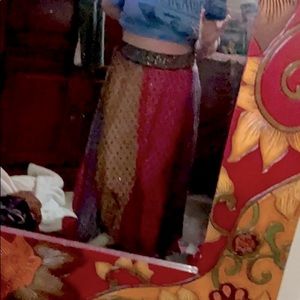 Embellished belt Hippy /boho skirt